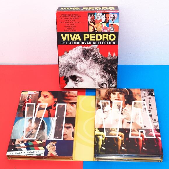 Viva Pedro Almodovar Collection DVD Box Set Talk to Her Law of Desire Live Flesh - Picture 1 of 14